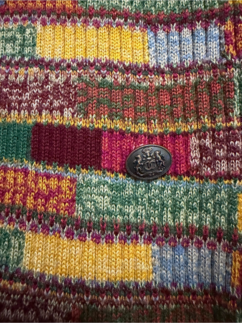 CHANEL Multicolor Ribbed Knit dress - Picture 3 of 4